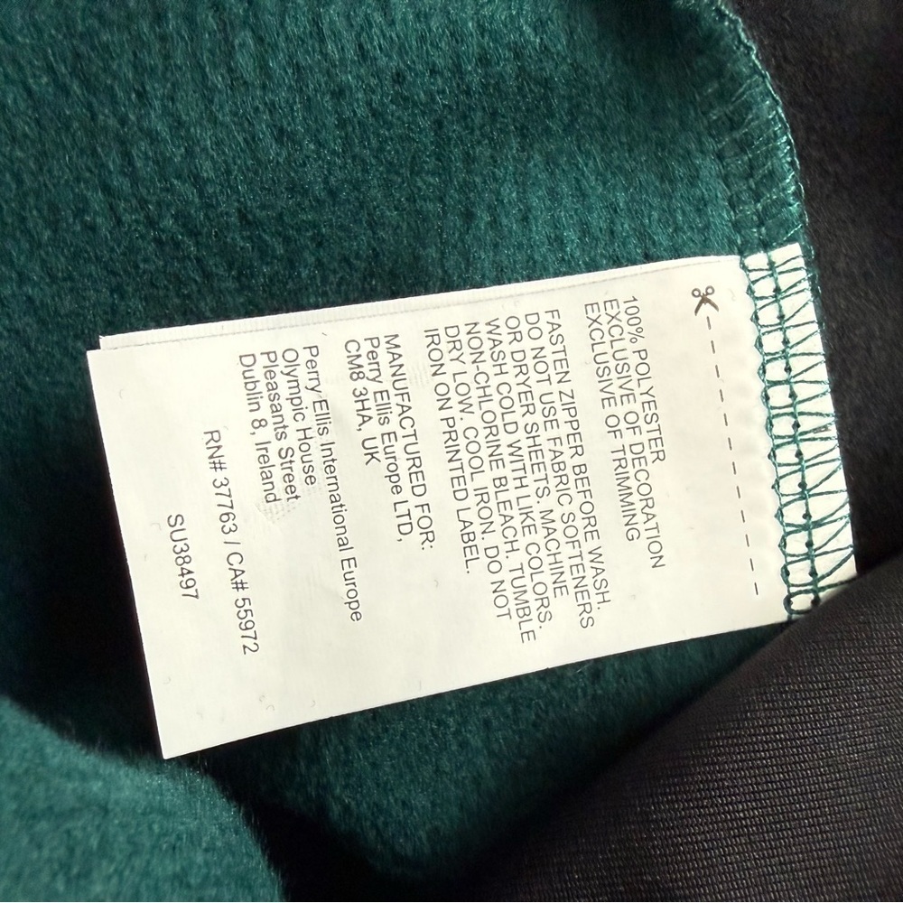 PGA Tour Pullover Quarter Zip Mens XL Green Black Thermal Long Sleeve NWT - Picture 7 of 13
